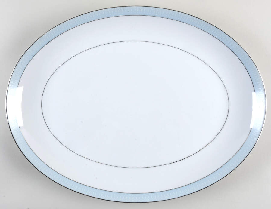 Sonnet 16" Oval Serving Platter by Mikasa-1