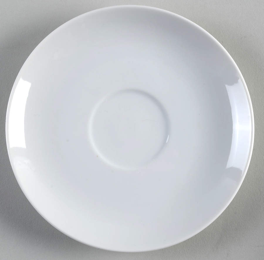 Sophisticate White Saucer by Mikasa-1