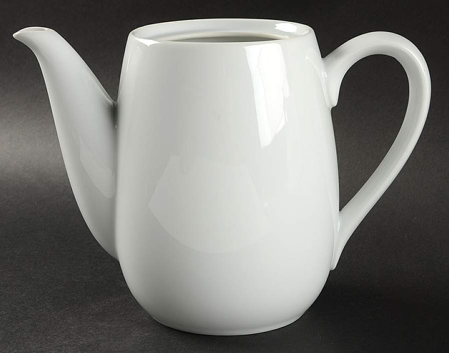 Sophisticate White Teapot No Lid by Mikasa-1
