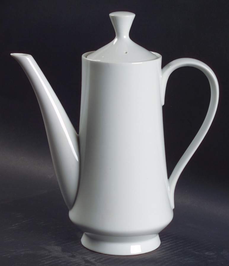 Sophisticate White Coffee Pot & Lid by Mikasa-1