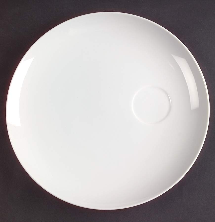 Sophisticate White Snack Plate by Mikasa-1