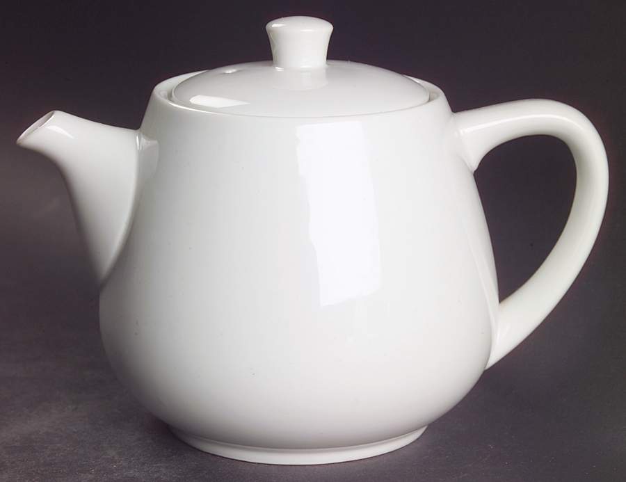 Sophisticate White Mini Teapot & Lid by Mikasa-1