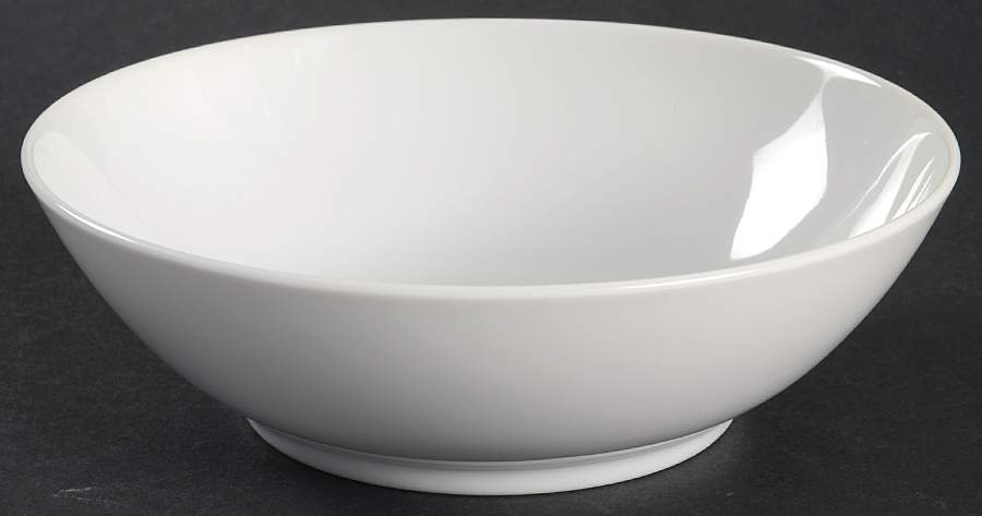 Sophisticate White Soup/Cereal Bowl by Mikasa-1