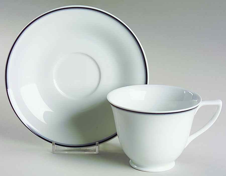 Sorbonne Footed Cup & Saucer Set by Mikasa-1