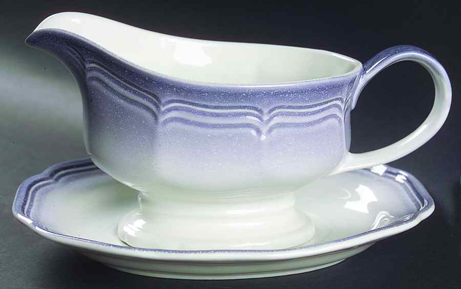 Spring Air Gravy Boat & Underplate by Mikasa-1