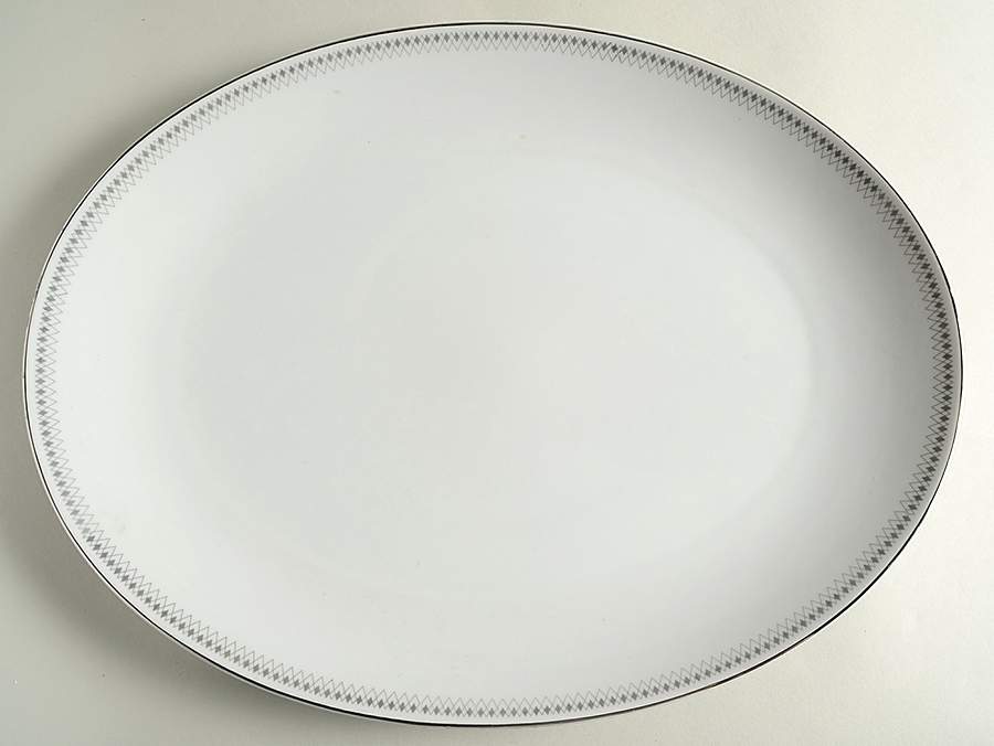 Spartan 16" Oval Serving Platter by Mikasa-1