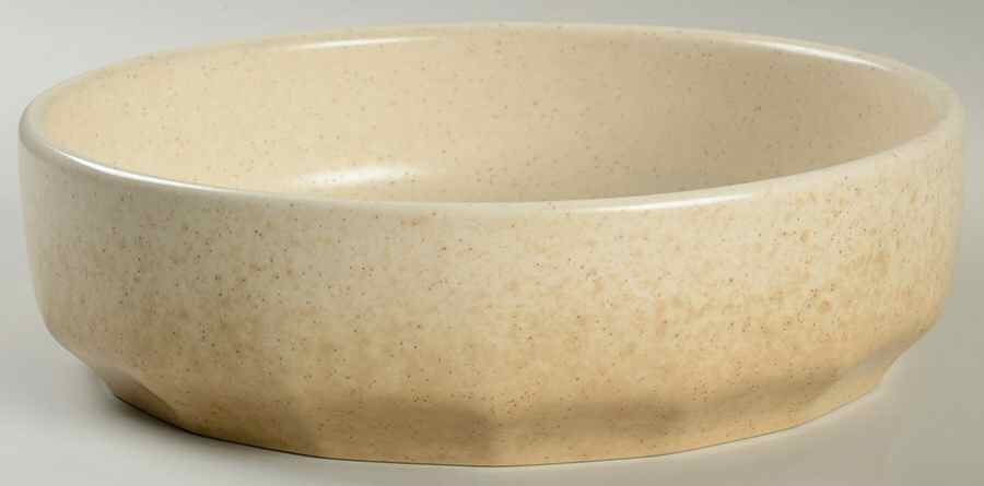 Speckled Biscuit 9" Round Vegetable Bowl by Mikasa-1
