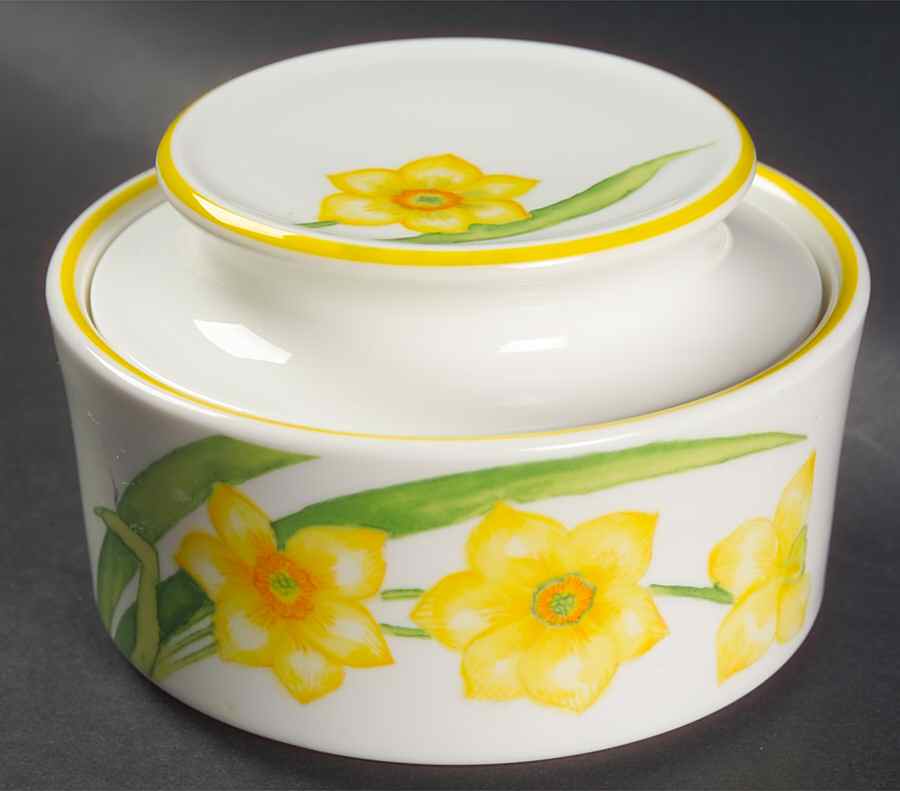 Spring Beauty Sugar Bowl & Lid by Mikasa-1