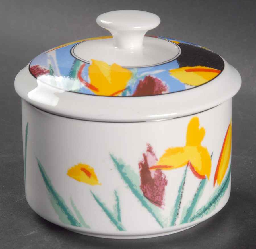 Spring Bloom Sugar Bowl & Lid by Mikasa-1