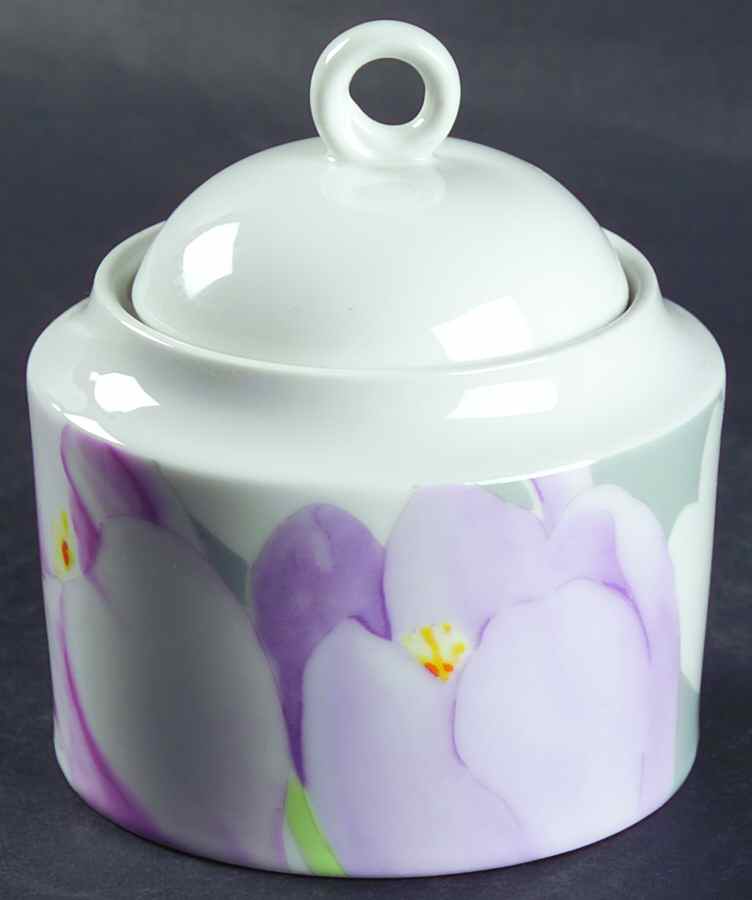 Spring Crocus Sugar Bowl & Lid by Mikasa-1