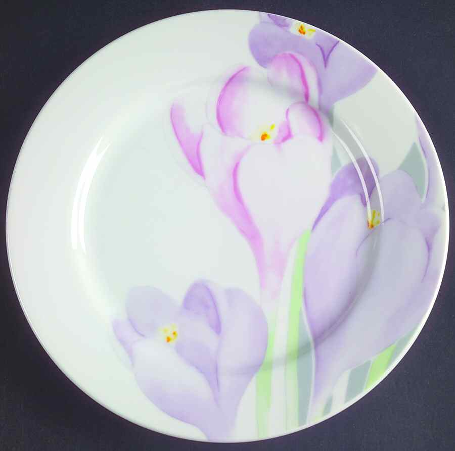 Spring Crocus Salad Plate by Mikasa-1
