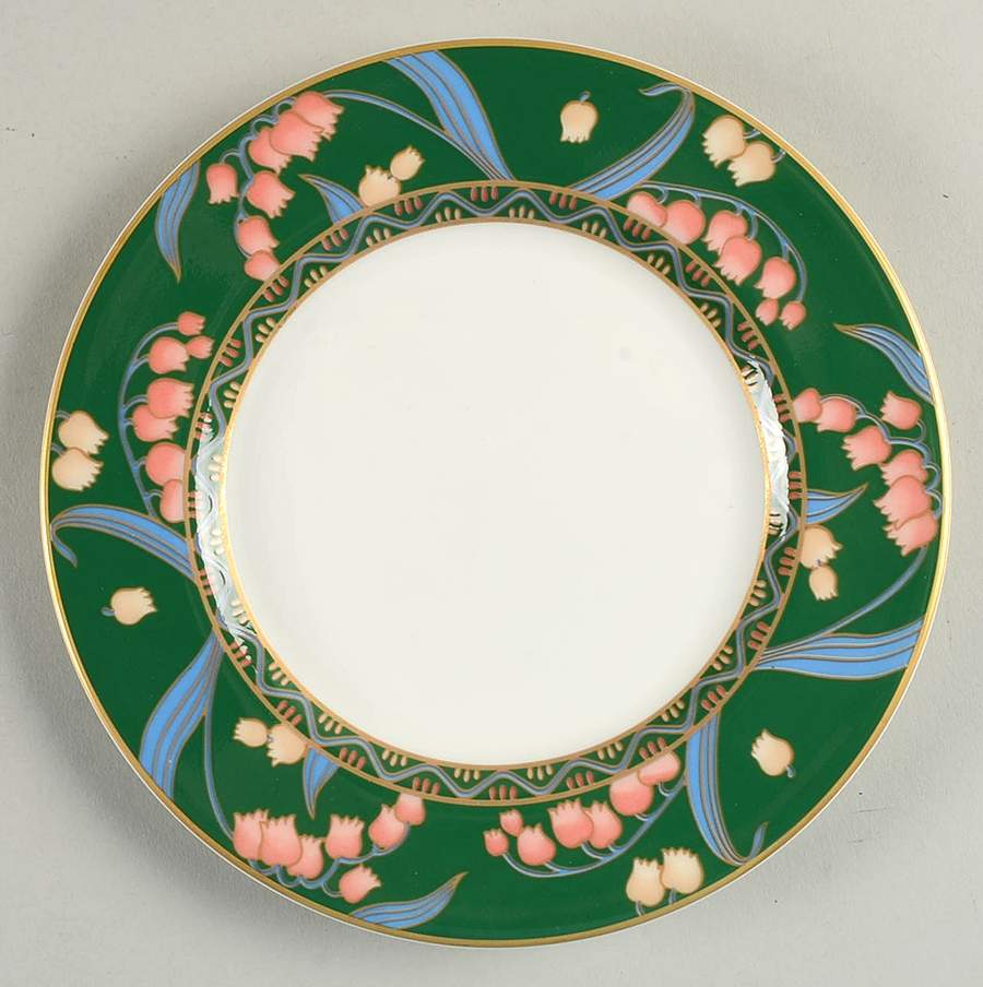 Spring Fantasy Ming Green Bread & Butter Plate by Mikasa-1
