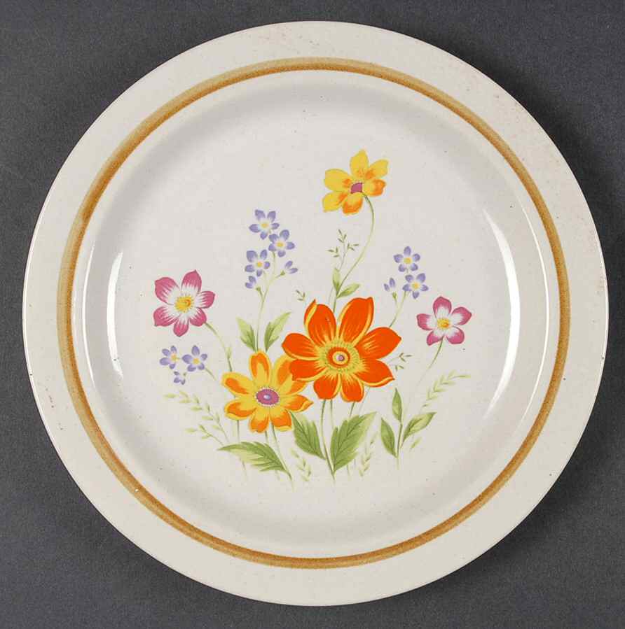 Spring Floral Salad Plate by Mikasa-1