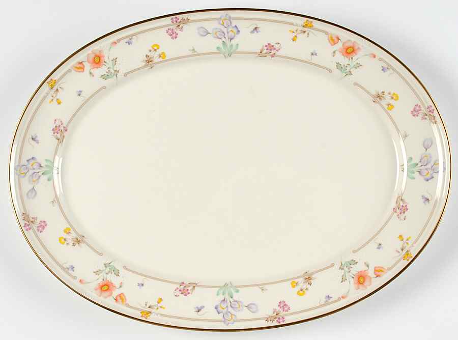 Spring Garden 14" Oval Serving Platter by Mikasa-1