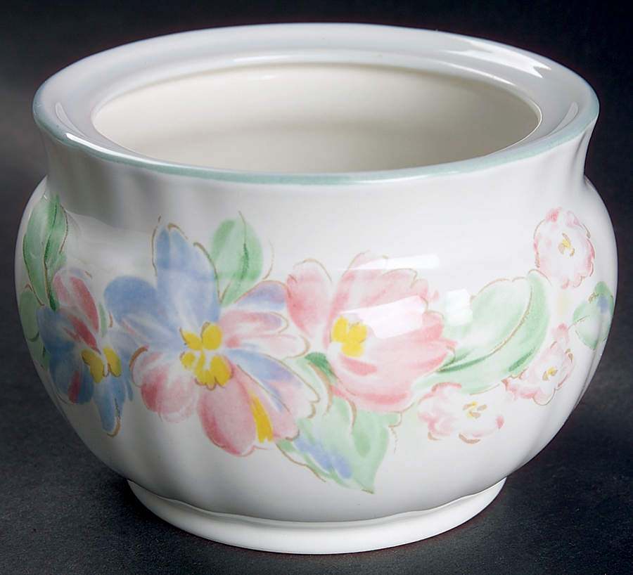Spring Glory Sugar Bowl No Lid by Mikasa-1
