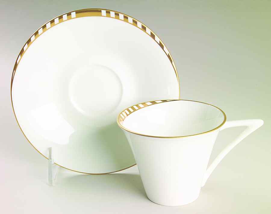 Sphinx Flat Cup & Saucer Set by Mikasa-1