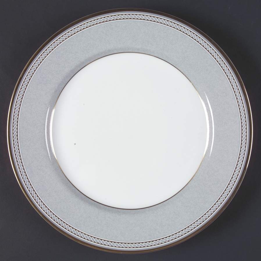 Spindle Gray Dinner Plate by Mikasa-1