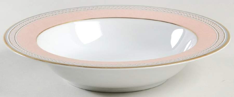 Spindle Peach Rim Fruit/Dessert (Sauce) Bowl by Mikasa-1