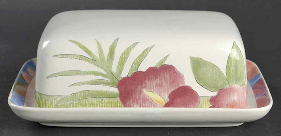 Splendrous Square Covered Butter by Mikasa-1