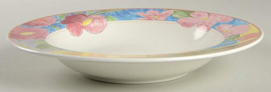 Splendrous Large Rim Soup Bowl by Mikasa-1