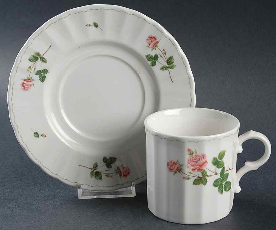 Spring Love Flat Cup & Saucer Set by Mikasa-1
