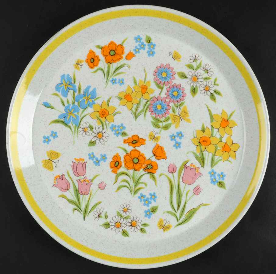 Spring Meadows 12" Chop Plate (Round Platter) by Mikasa-1