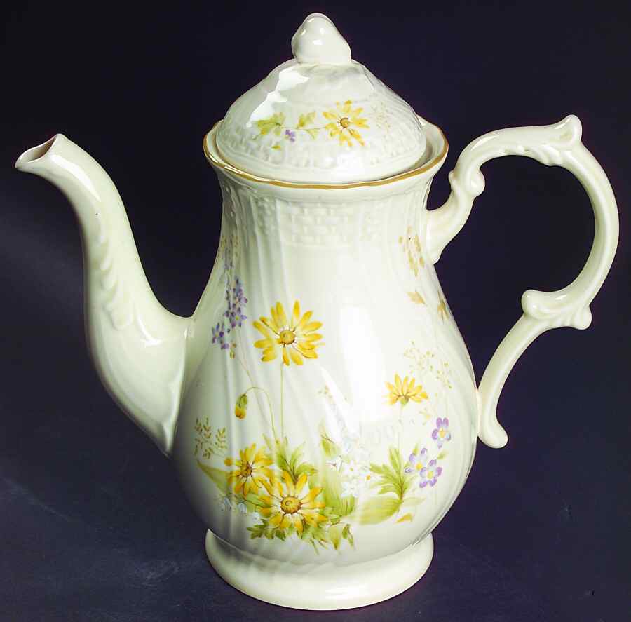 Spring Meadow Coffee Pot & Lid by Mikasa-1