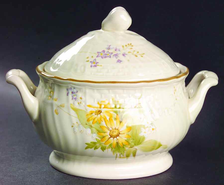 Spring Meadow Sugar Bowl & Lid by Mikasa-1