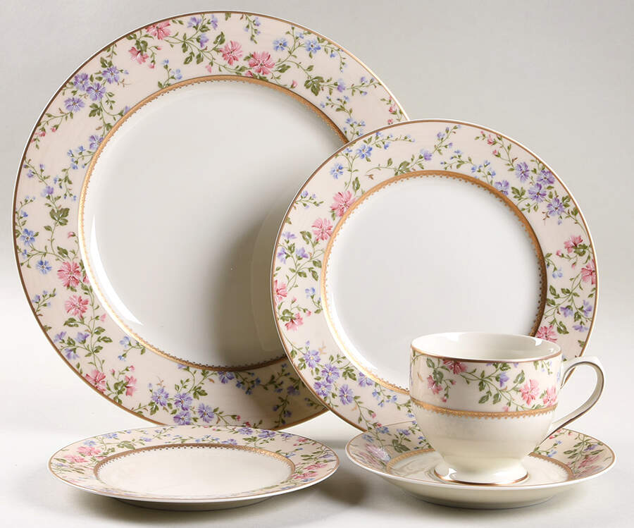 Spring Moire 5 Piece Place Setting by Mikasa-1
