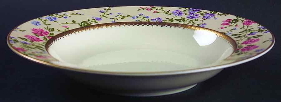 Spring Moire Rim Soup Bowl by Mikasa-1