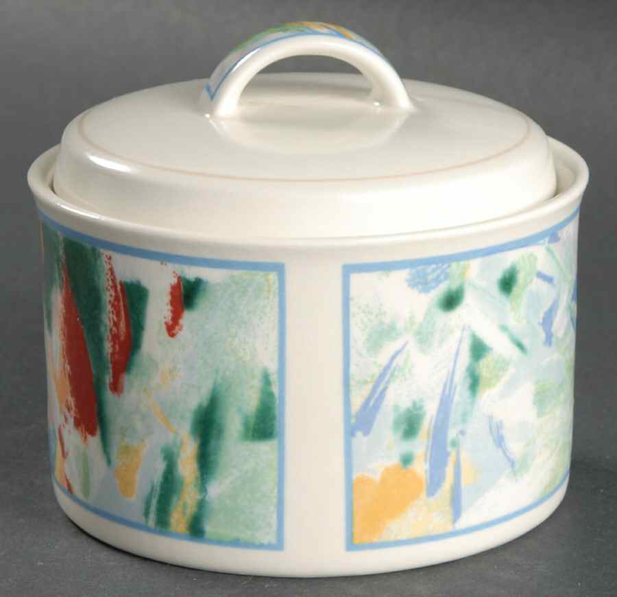 Spring Ritual Sugar Bowl & Lid by Mikasa-1