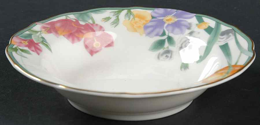 Spring Serenade Rim Fruit/Dessert (Sauce) Bowl by Mikasa-1