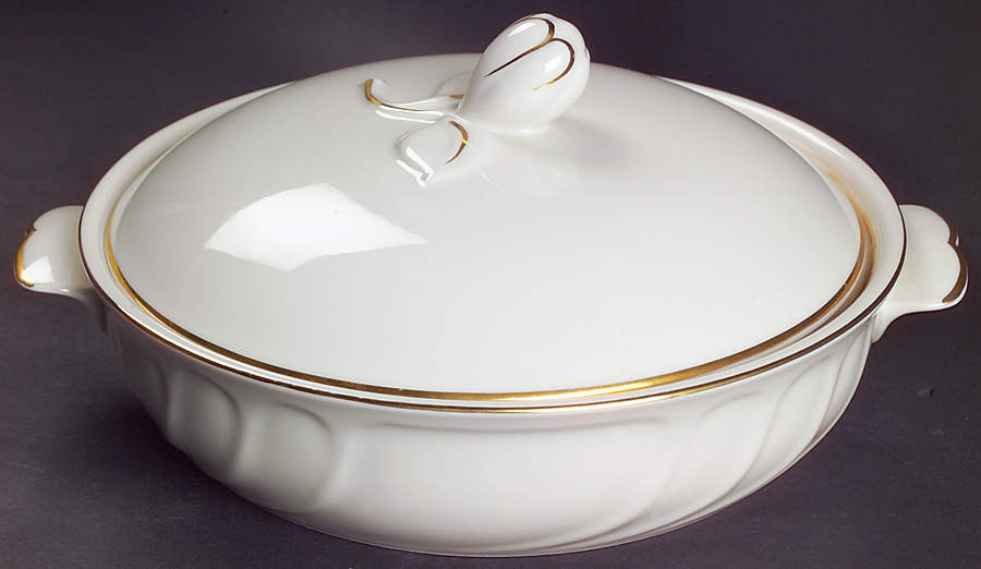 Spun Silk 1 Qt Round Covered Casserole by Mikasa-1
