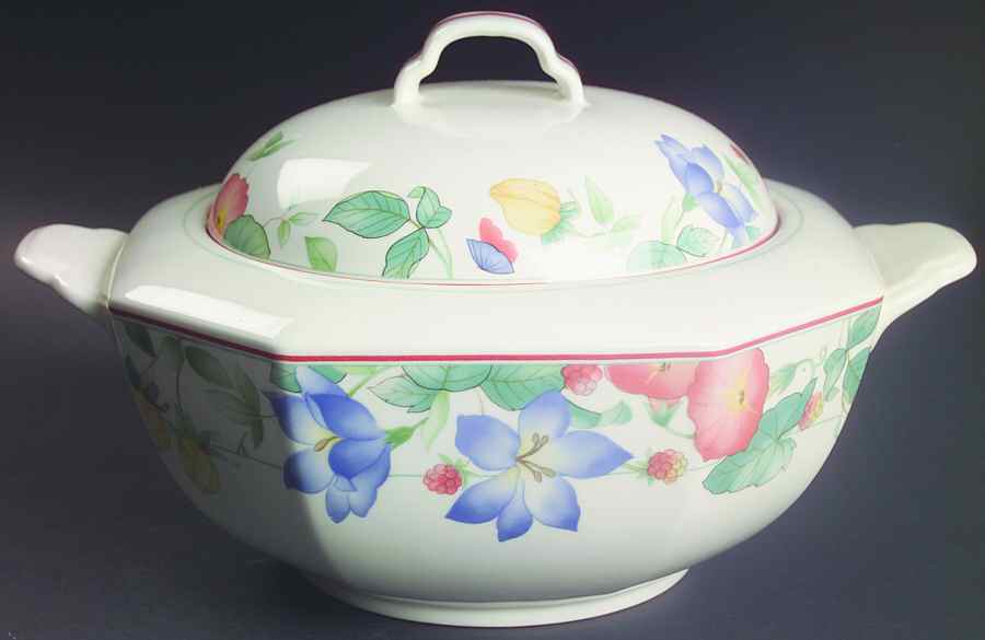 Spring Sonata Round Covered Vegetable by Mikasa-1