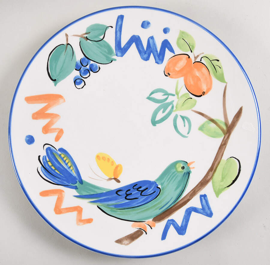 Spring Song 12" Chop Plate (Round Platter) by Mikasa-1