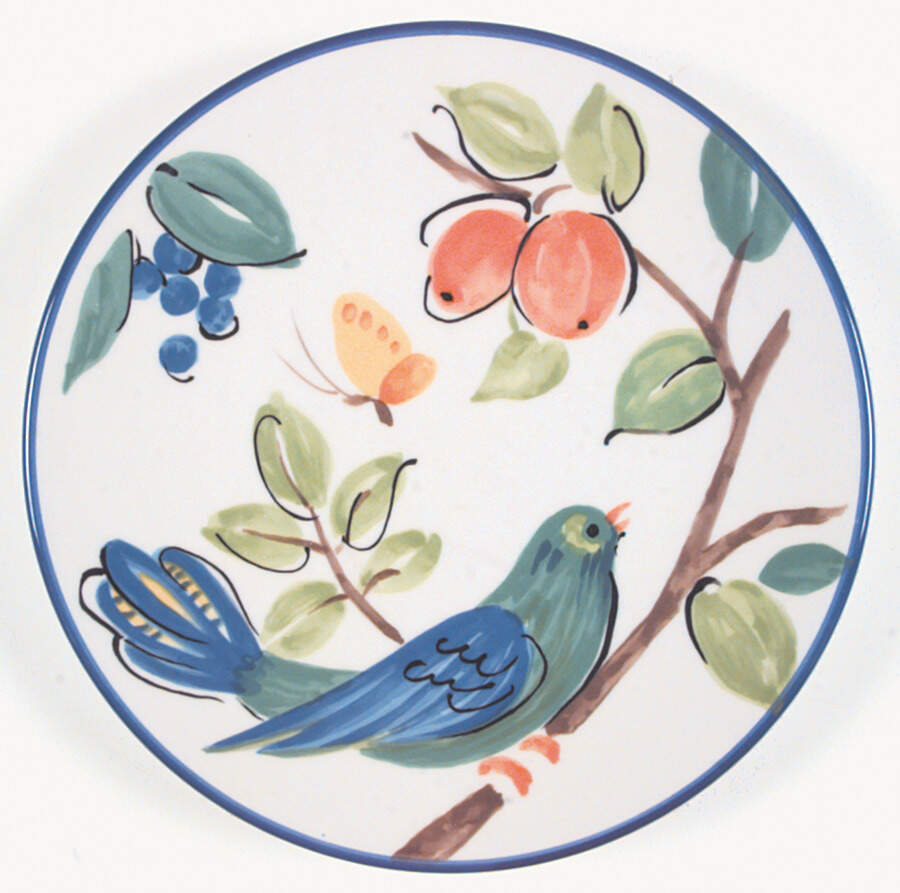 Spring Song Salad Plate by Mikasa-1