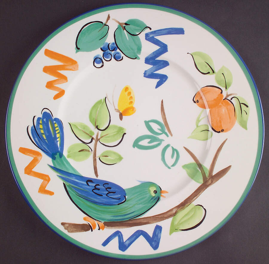 Spring Song 12" Chop Plate (Round Platter) by Mikasa-1