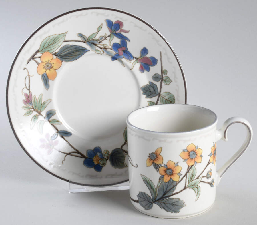 Spring Tradition Flat Cup & Saucer Set by Mikasa-1