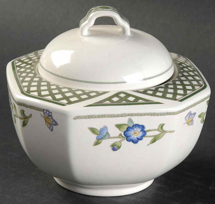 Spring Trellis Sugar Bowl & Lid by Mikasa-1