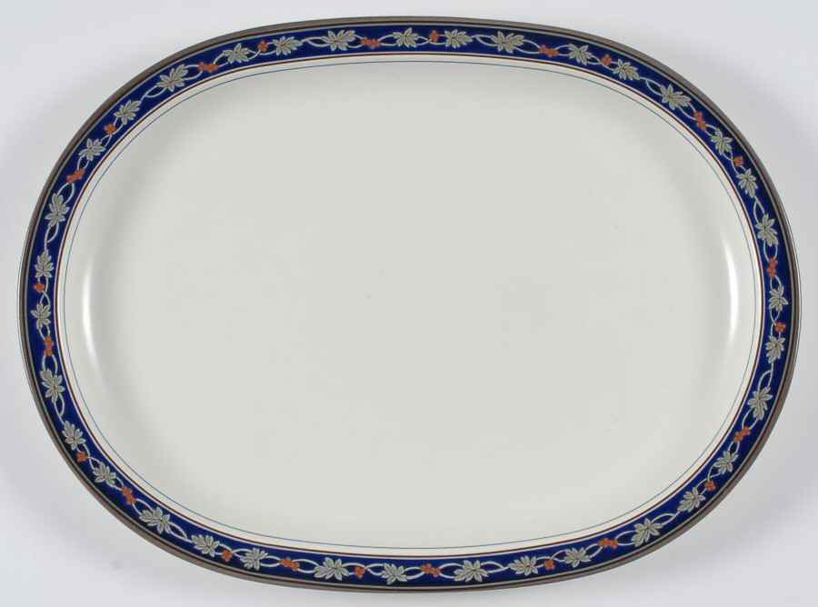 Spring Vine 15" Oval Serving Platter by Mikasa-1