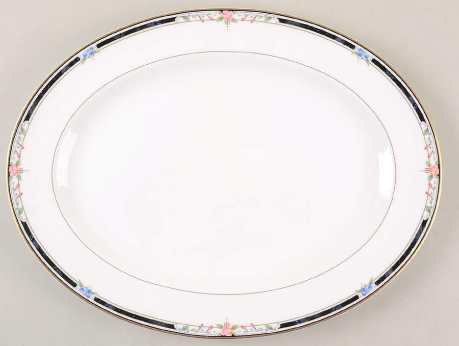 Stanford 14" Oval Serving Platter by Mikasa-1
