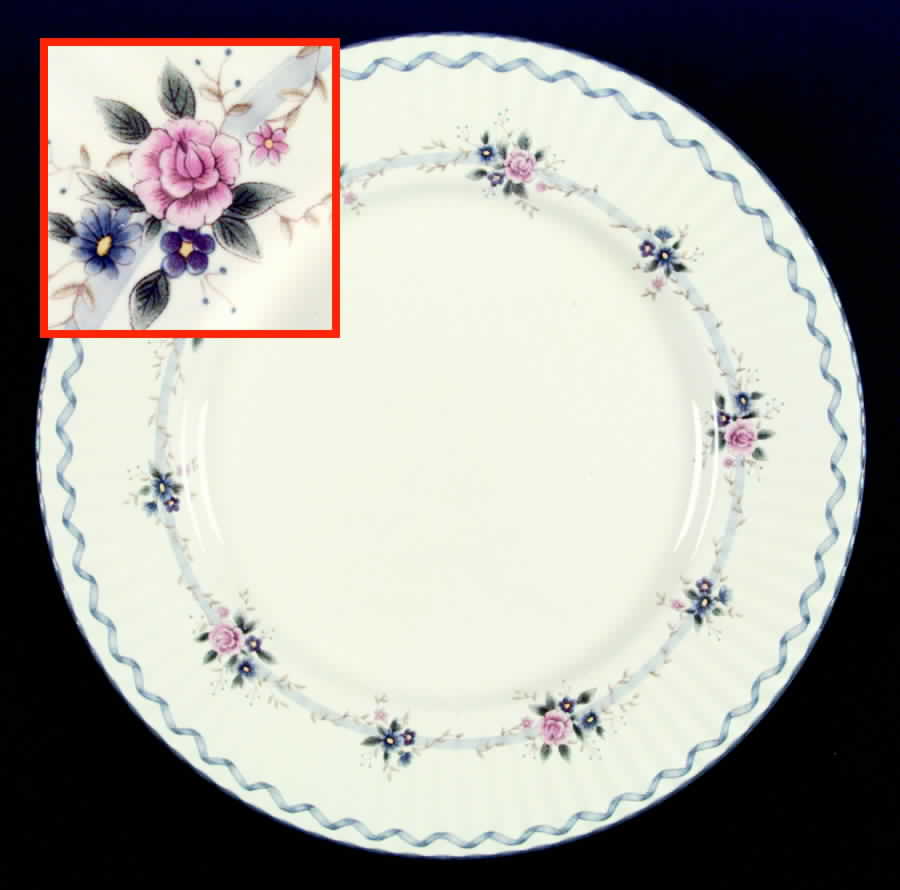 Stratford Blue Dinner Plate by Mikasa-1