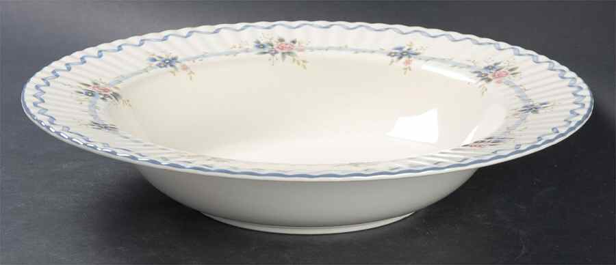 Stratford Blue 11" Round Vegetable Bowl by Mikasa-1