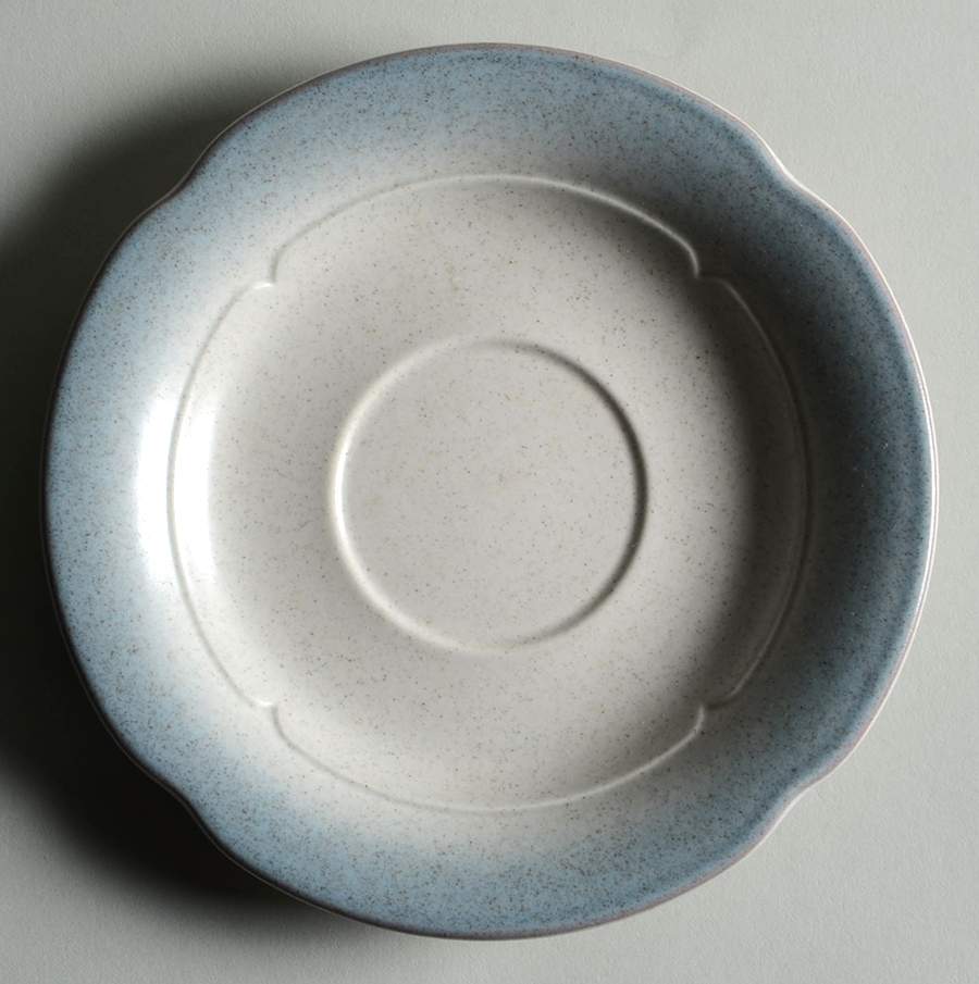 Stonekraft Blue Saucer by Mikasa-1