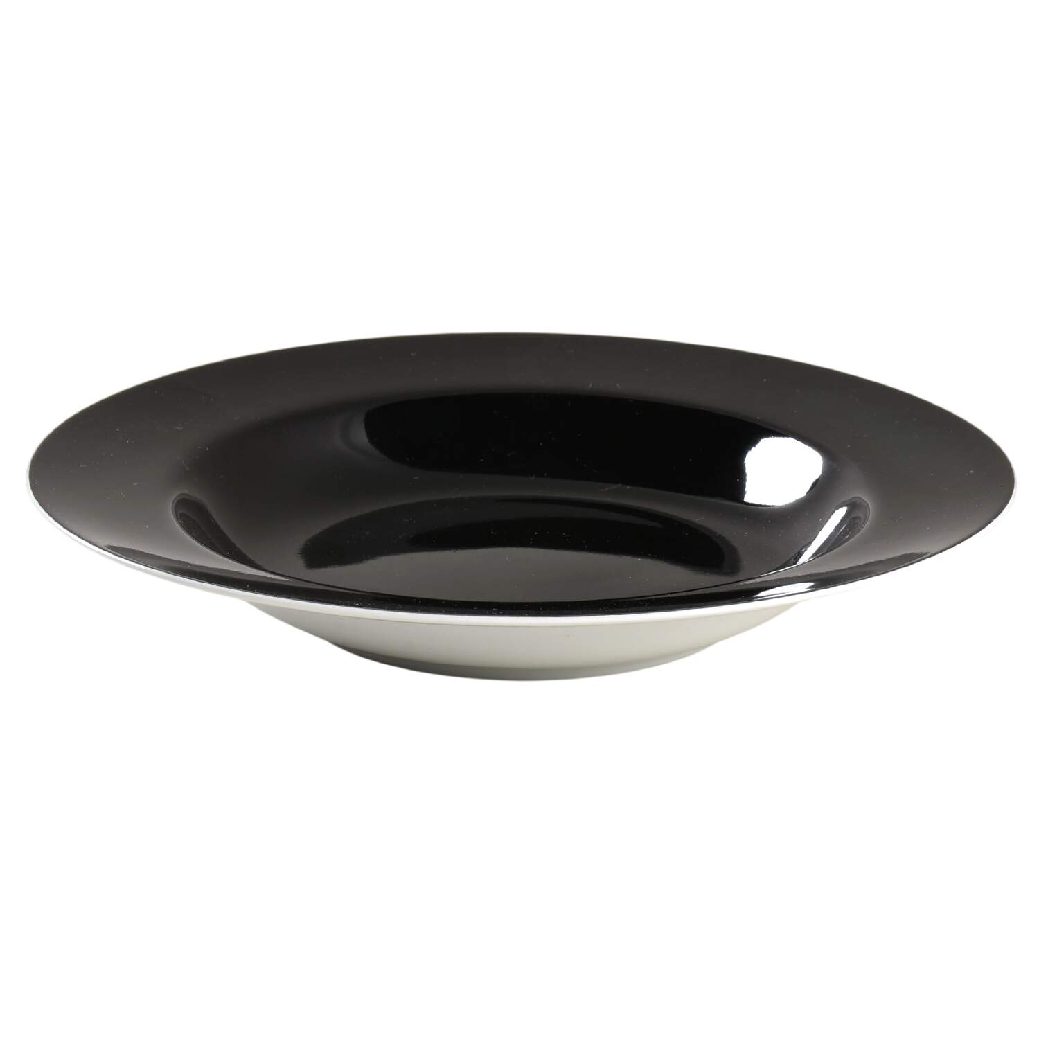 Step Black White Rim Soup Bowl by Mikasa-1