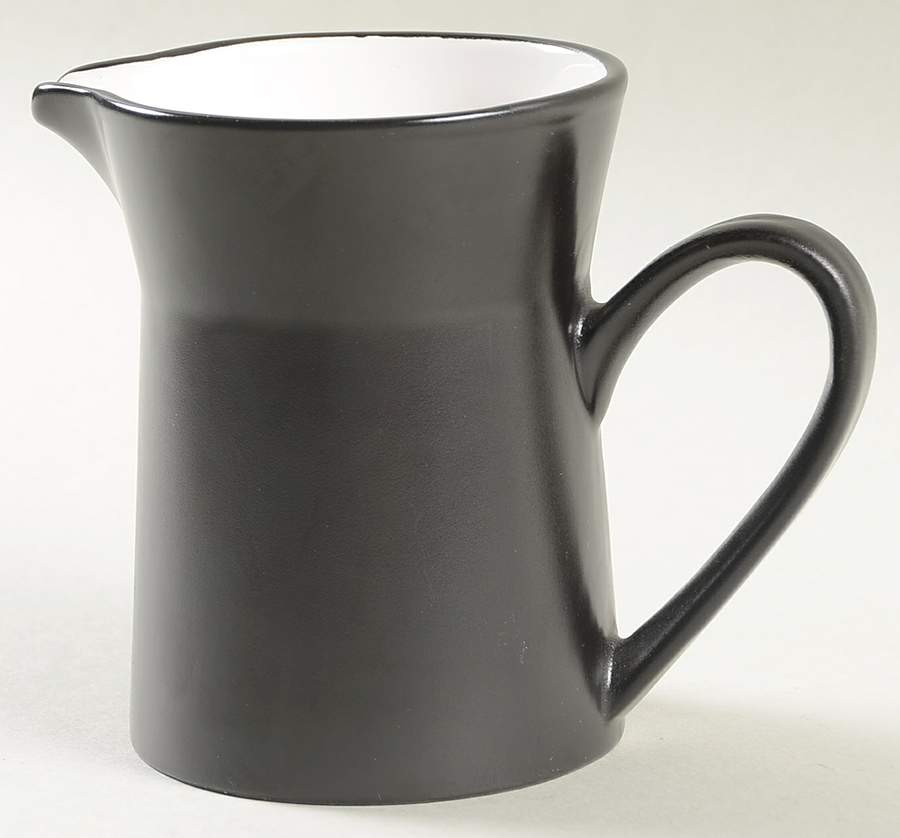Studio Craft Black Creamer by Mikasa-1