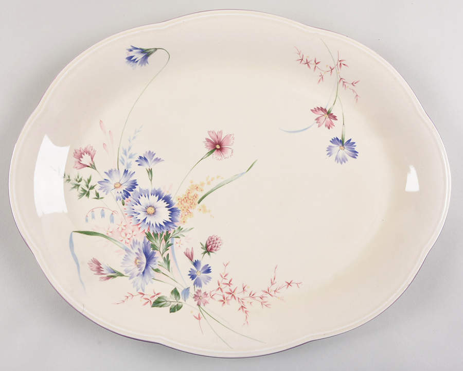 Stephanie 14" Oval Serving Platter by Mikasa-1