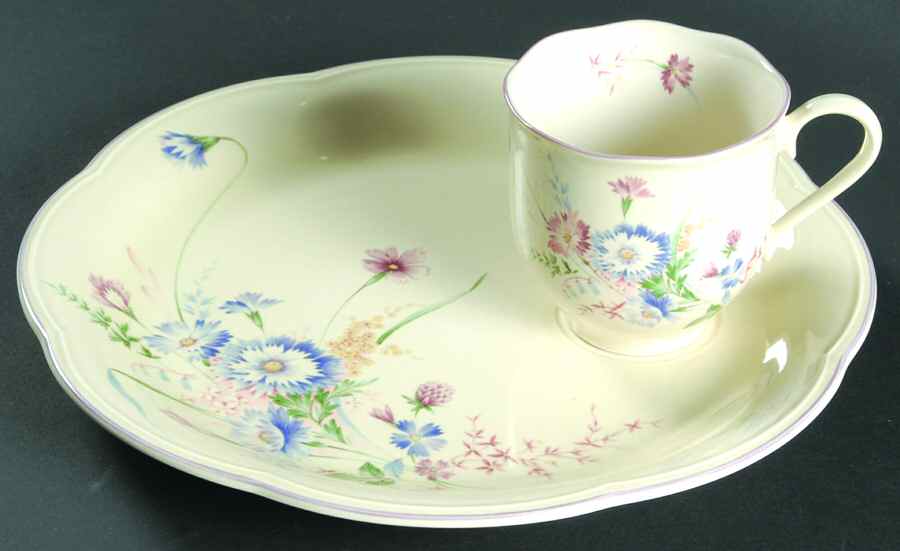 Stephanie Snack Plate & Cup Set by Mikasa-1