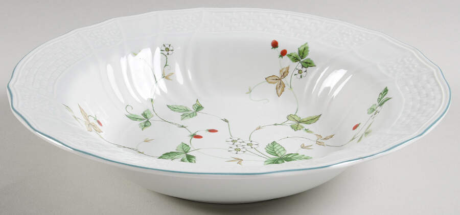 Strawberry Fair 10" Round Vegetable Bowl by Mikasa-1
