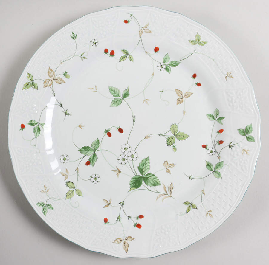 Strawberry Fair 12" Chop Plate (Round Platter) by Mikasa-1
